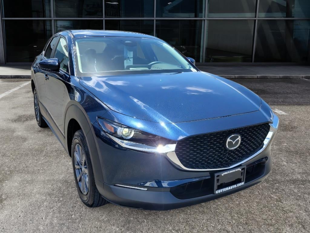 2026 Mazda Mazda CX-30 2.5 S AWD in Deep Crystal Blue Mica — front three-quarter view