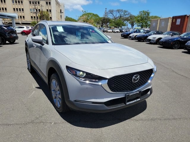 2026 Mazda Mazda CX-30 2.5 S Preferred AWD in Aero Gray Metallic — front three-quarter view