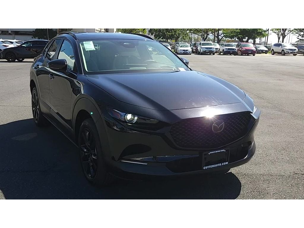 2026 Mazda Mazda CX-30 2.5 Turbo Aire Edition AWD in Jet Black Mica — front three-quarter view