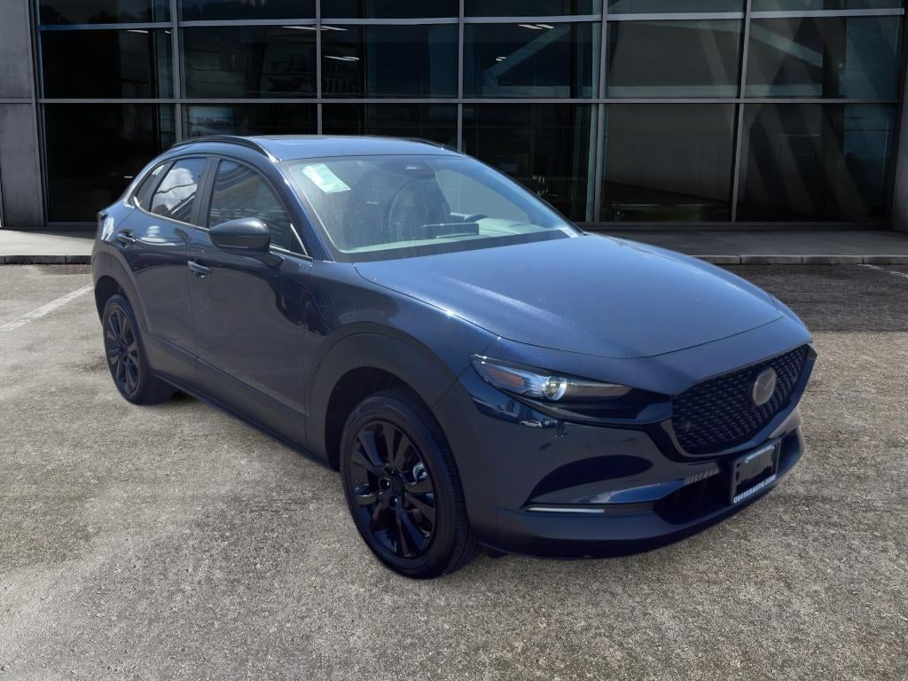 2026 Mazda Mazda CX-30 2.5 S Aire Edition in Deep Crystal Blue Mica — front three-quarter view