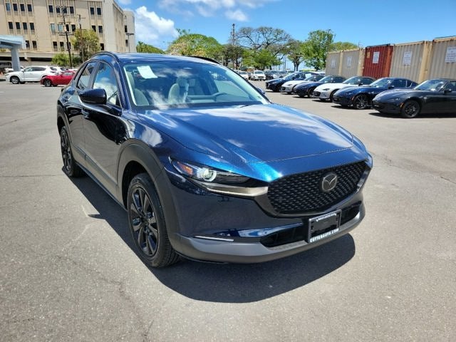 2026 Mazda Mazda CX-30 2.5 S Aire Edition in Deep Crystal Blue Mica — front three-quarter view