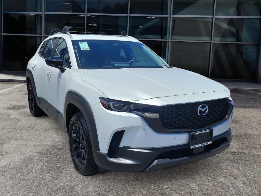 2026 Mazda Mazda CX-50 Hybrid Preferred AWD in Wind Chill Pearl — front three-quarter view