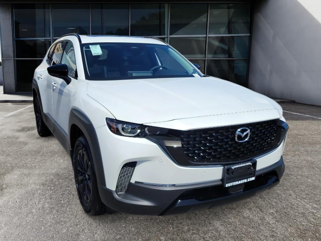 2026 Mazda Mazda CX-50 Hybrid Premium AWD in Wind Chill Pearl — front three-quarter view