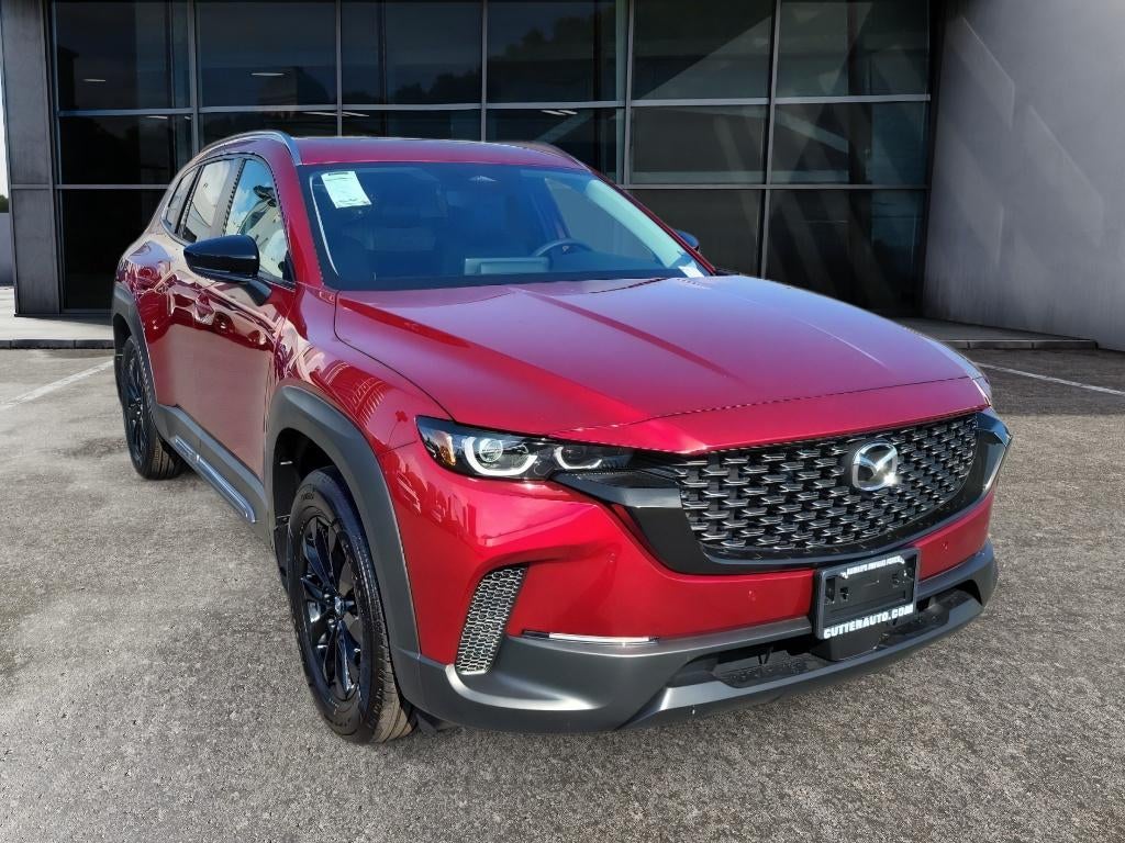 2026 Mazda Mazda CX-50 2.5 S Preferred AWD in Soul Red Crystal Metallic — front three-quarter view