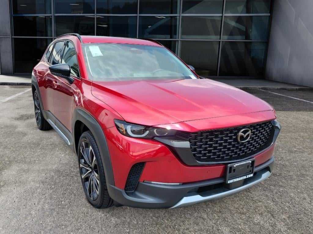 2026 Mazda Mazda CX-50 2.5 Turbo AWD in Soul Red Crystal Metallic — front three-quarter view