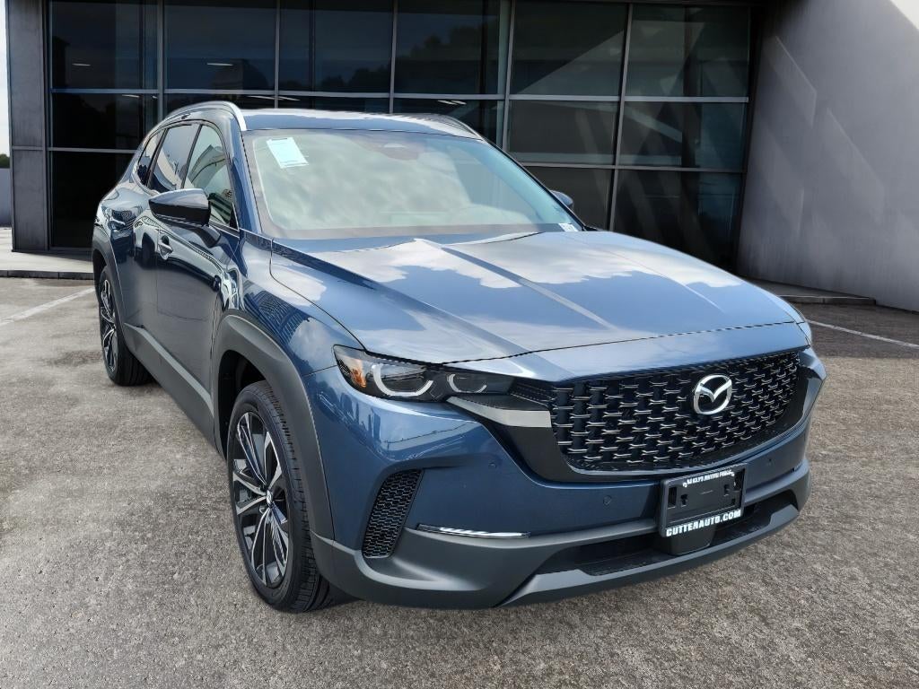 2026 Mazda Mazda CX-50 2.5 S Premium AWD in Ingot Blue Metallic — front three-quarter view