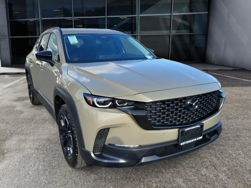2026 Mazda Mazda CX-50 2.5 S Meridian Edition AWD in Zircon Sand Metallic — front three-quarter view