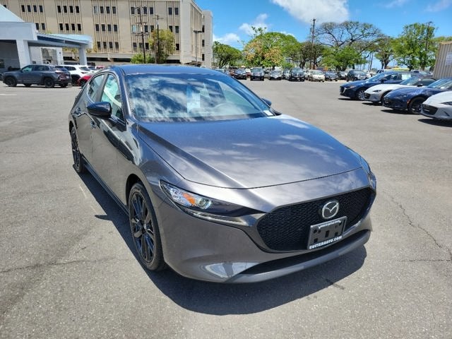 2026 Mazda Mazda3 Hatchback 2.5 S Select Sport in Machine Gray Metallic — front three-quarter view