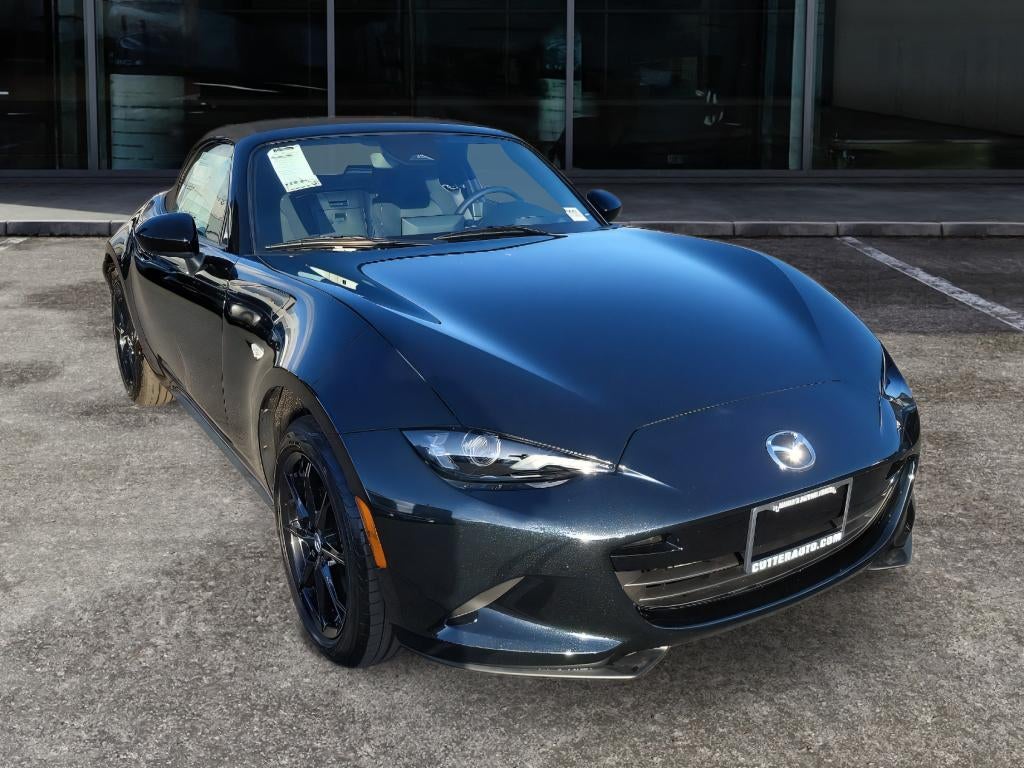 2026 Mazda Mazda MX-5 Miata Sport in Jet Black Mica — front three-quarter view