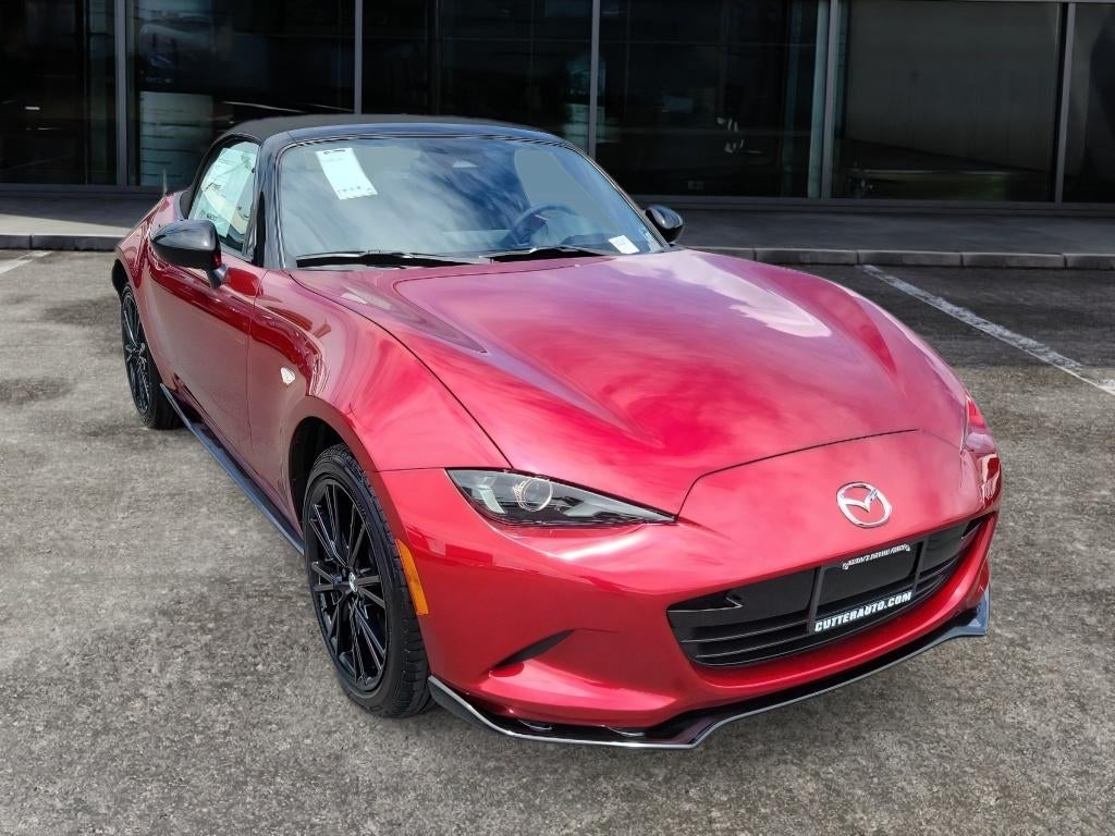 2026 Mazda Mazda MX-5 Miata Club in Soul Red Crystal Metallic — front three-quarter view