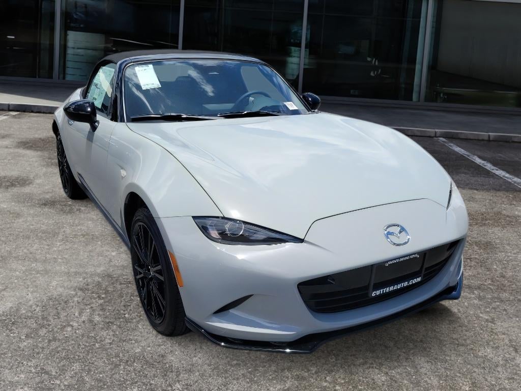 2026 Mazda Mazda MX-5 Miata Club in Aero Gray Metallic — front three-quarter view