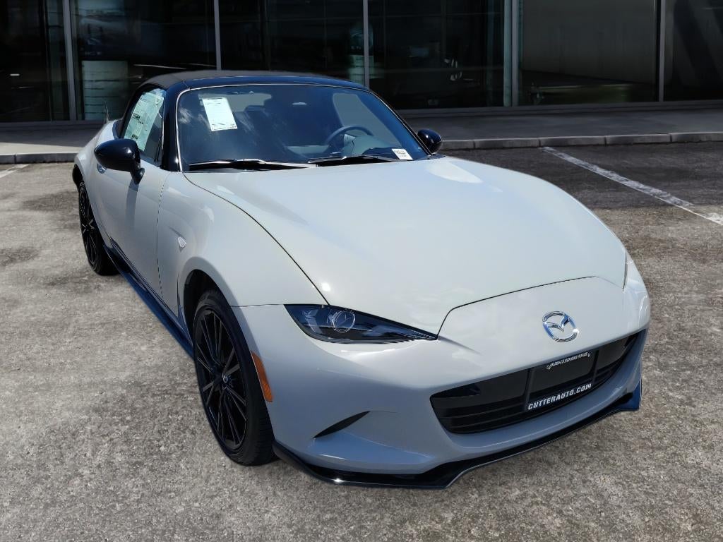 2026 Mazda Mazda MX-5 Miata Club in Aero Gray Metallic — front three-quarter view