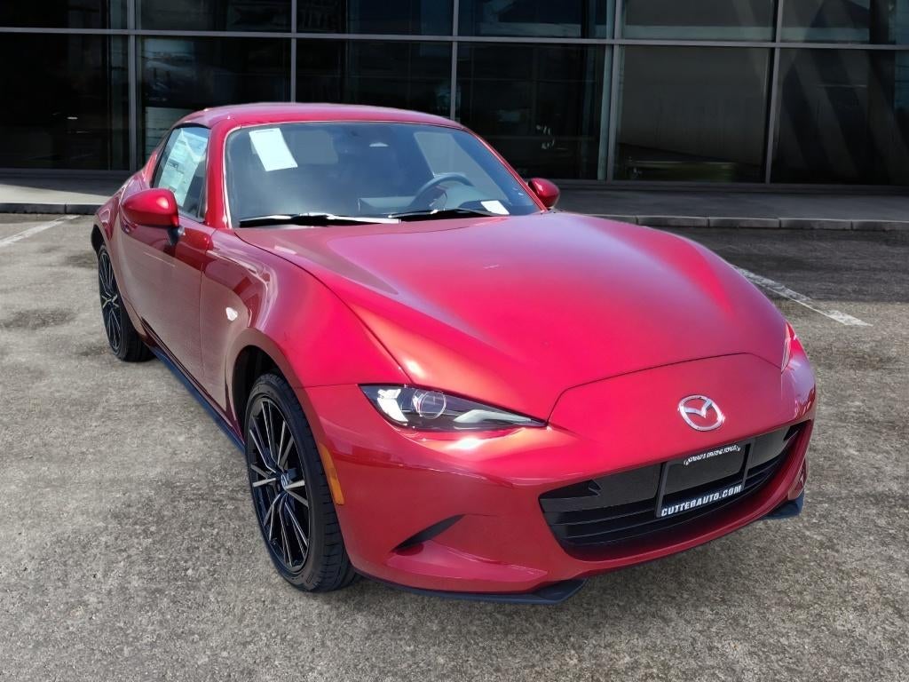 2026 Mazda Mazda MX-5 Miata RF Grand Touring in Soul Red Crystal Metallic — front three-quarter view