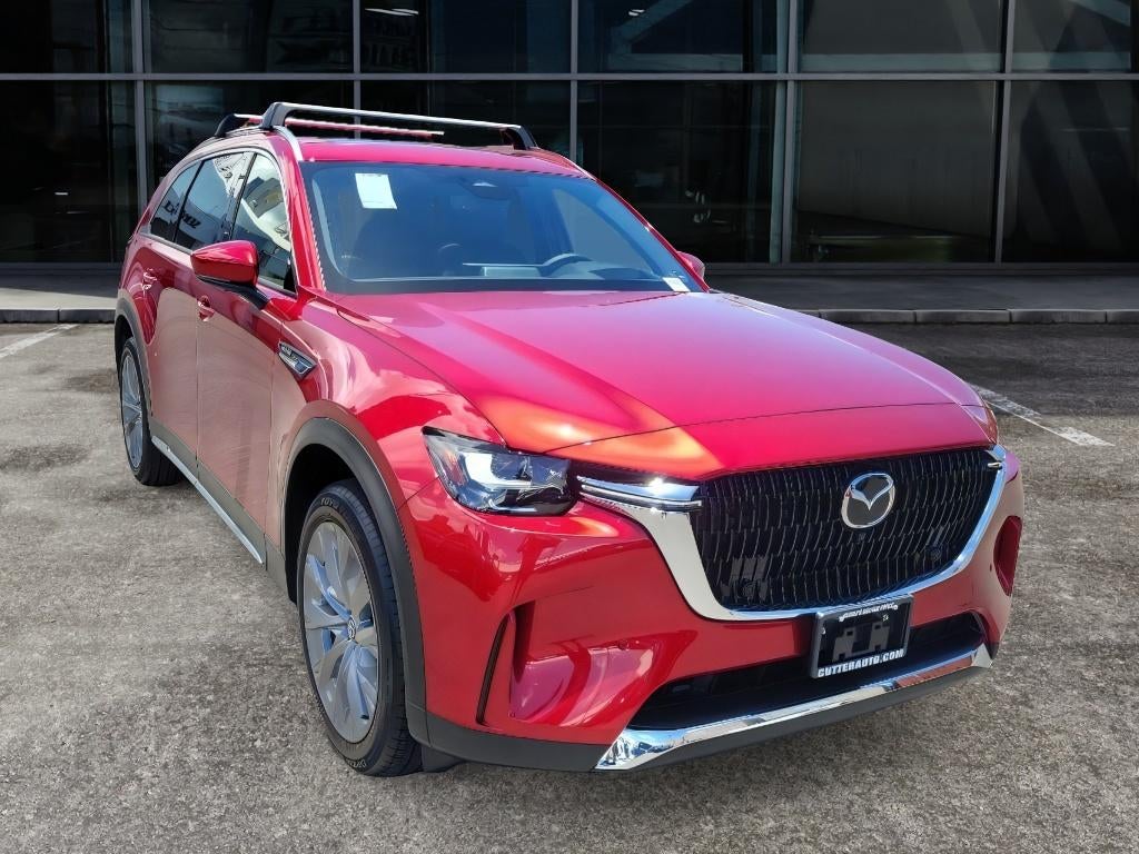 2026 Mazda Mazda CX-90 3.3 Turbo Premium Plus AWD in Soul Red Crystal Metallic — front three-quarter view
