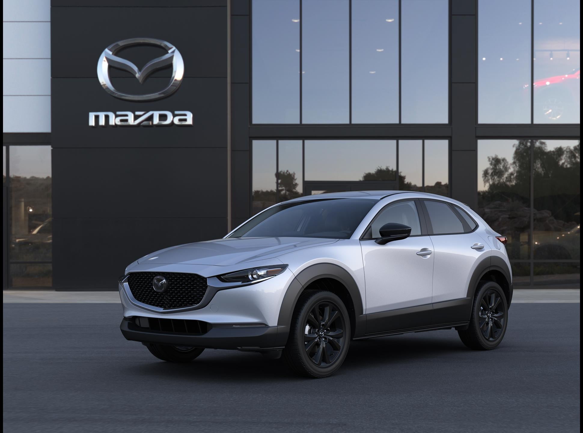 2026 Mazda Mazda CX-30 2.5 S Select Sport AWD in Ceramic Metallic — front three-quarter view