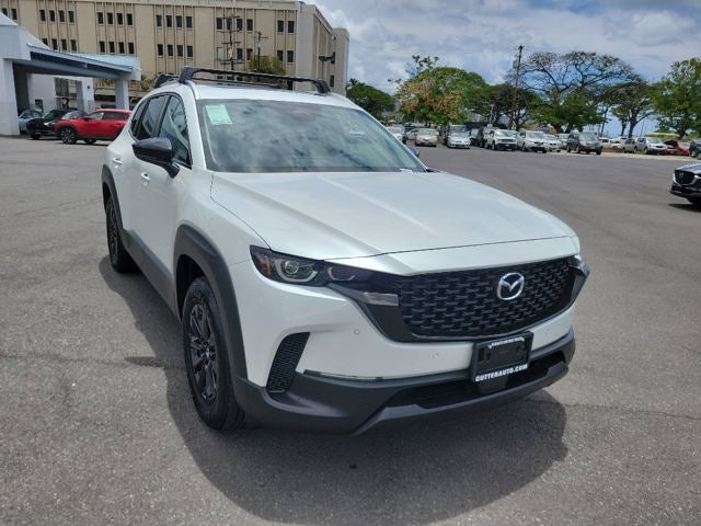 2026 Mazda Mazda CX-50 Hybrid Preferred AWD in Wind Chill Pearl — front three-quarter view