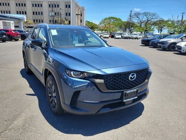 2026 Mazda Mazda CX-50 2.5 S Preferred AWD in Ingot Blue Metallic — front three-quarter view