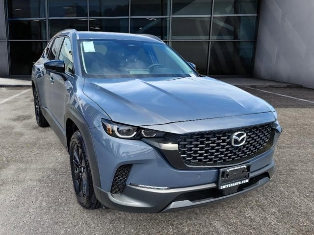 2026 Mazda Mazda CX-50 2.5 S Preferred AWD in Polymetal Gray Metallic — front three-quarter view