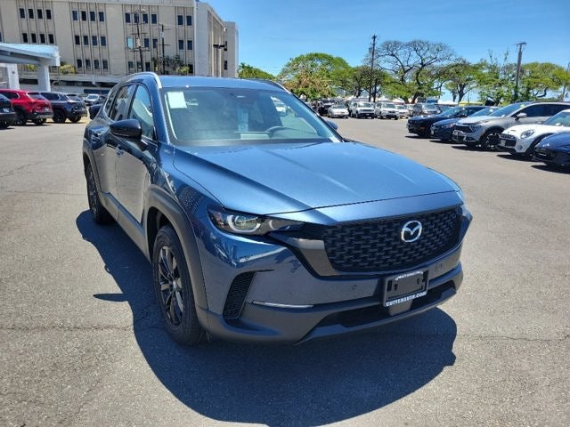 2026 Mazda Mazda CX-50 2.5 S Preferred AWD in Ingot Blue Metallic — front three-quarter view