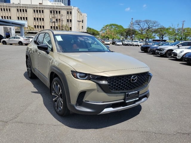 2026 Mazda Mazda CX-50 2.5 Turbo AWD in Zircon Sand Metallic — front three-quarter view