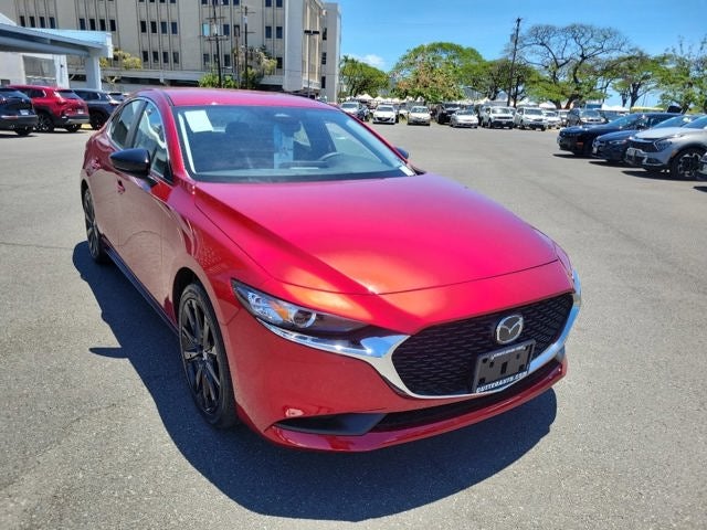 2026 Mazda Mazda3 Sedan 2.5 S Select Sport in Soul Red Crystal Metallic — front three-quarter view