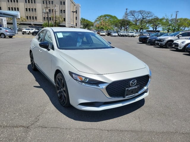 2026 Mazda Mazda3 Sedan 2.5 S Select Sport in Ceramic Metallic — front three-quarter view