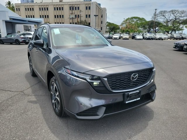 2026 Mazda Mazda CX-5 2.5 S Preferred AWD in Machine Gray Metallic — front three-quarter view